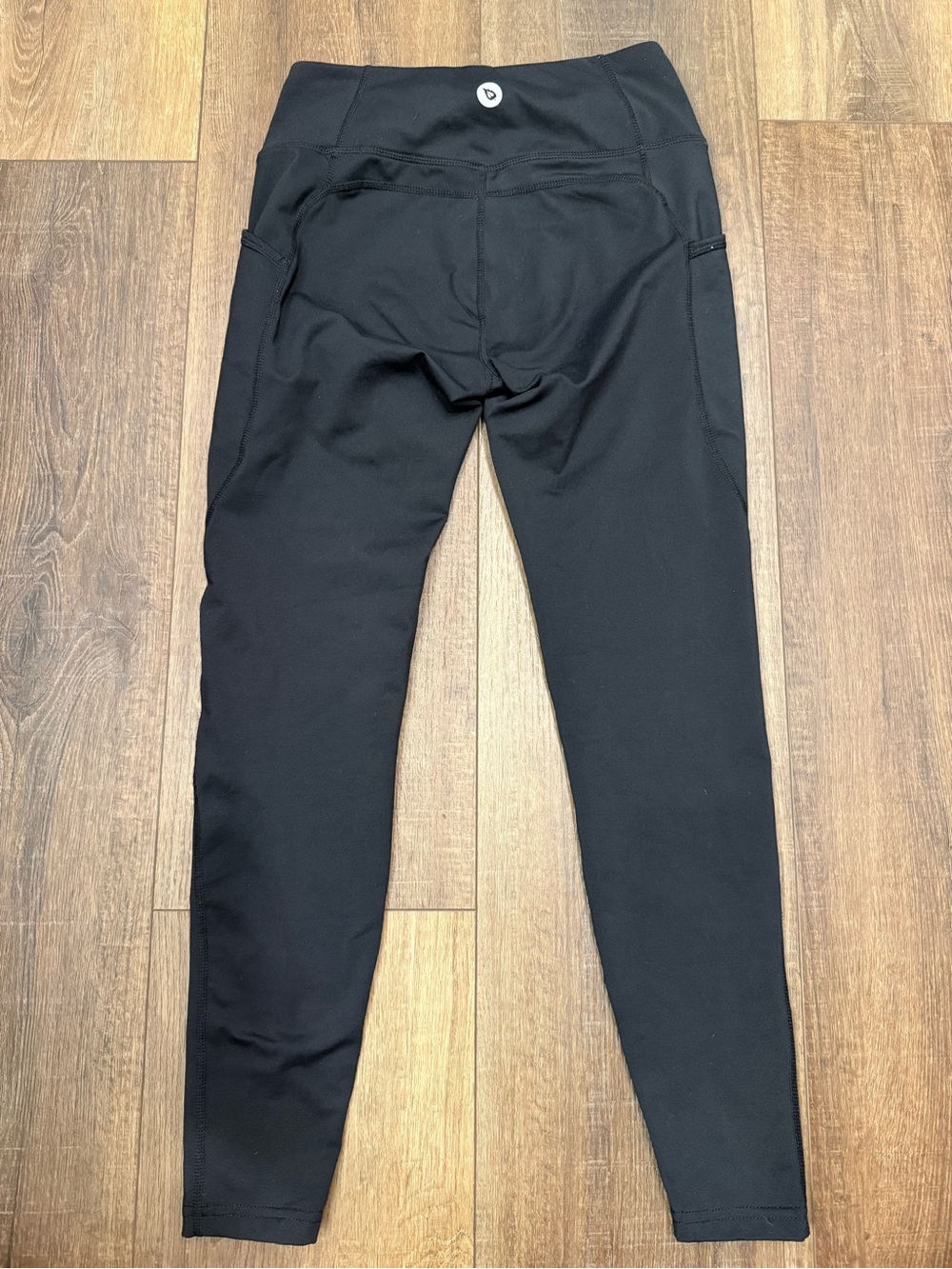 Baleaf Women's Fleece Lined Leggings Black pockets - Picture 8 of 10